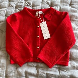 Brand new with tags- Janie and Jack red bow sweater